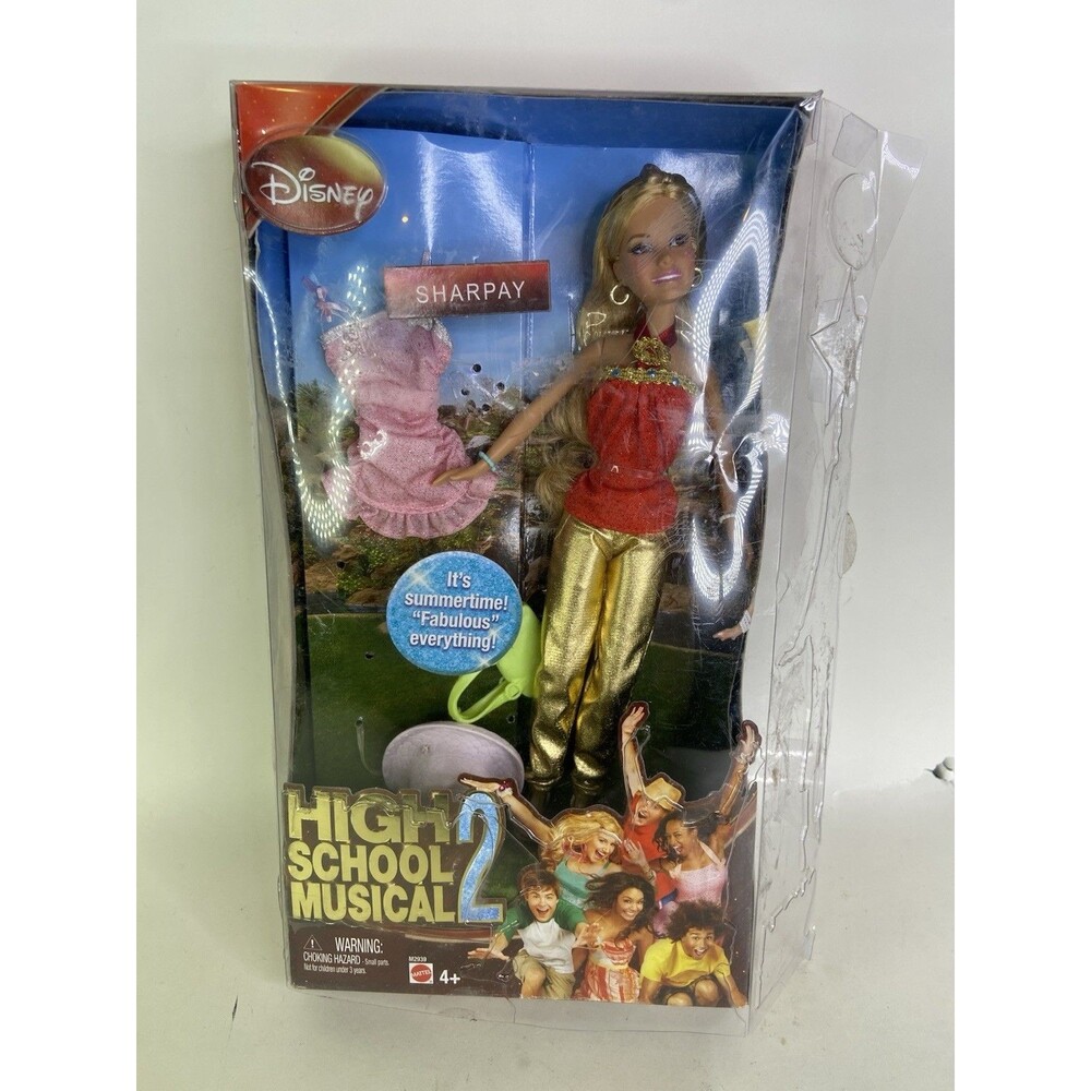 Mattel Disney High School Musical 2 Sharpay Fashion Doll 2007 Missing Shoes